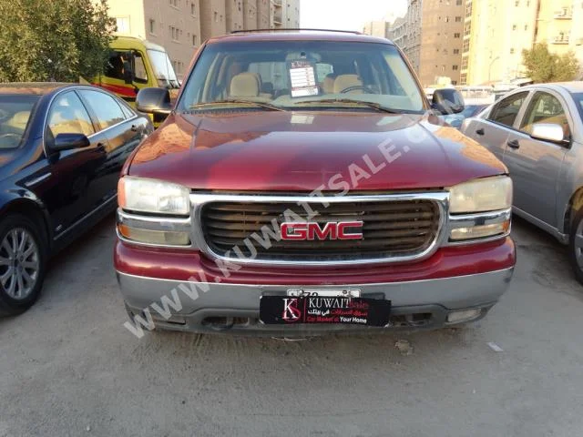 جي ام سي  يوكون  2004  270,000  اس يو في  اتوماتك  8  مخمل  دفع خلفي  أحمر  بنزين