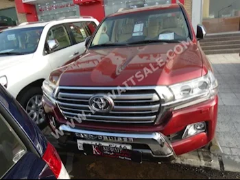Toyota  GXR  Land Cruiser  2016  21,000  SUV  Automatic  8  Leather  4WD  Dark Red  Gasoline
