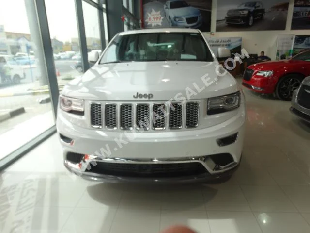 Jeep  Summit  Grand Cherokee  2015  0  SUV  Automatic  8  Leather  4WD  White  Gasoline
