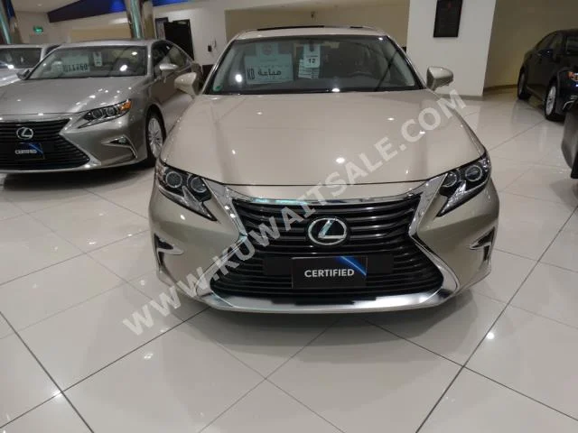 Lexus  250  ES  2015  37,000  Sedan  Automatic  6  Leather  RWD  Gold  Gasoline
