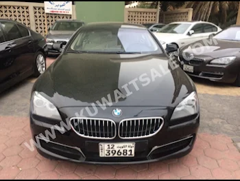 BMW  640i  6-Series  2014  66,000  Sedan  Automatic  6  Leather  RWD  Black  Gasoline