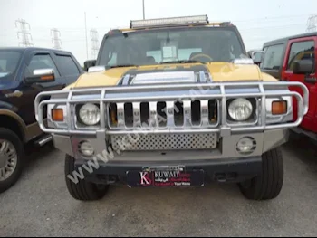 Hummer  H2  2005  140,000  Pick Up  Automatic  6  Leather  4WD  Yellow  Gasoline