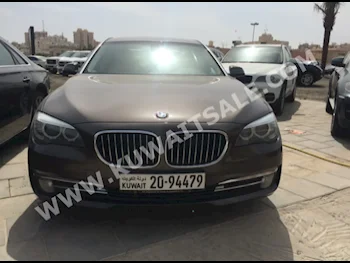 BMW  730 Li  7-Series  2014  61,000  Sedan  Automatic  6  Leather  RWD  Brown  Gasoline
