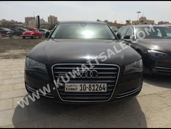 Audi  L  A8  2014  67,000  Sedan  Automatic  8  Leather  4WD  Black  Gasoline