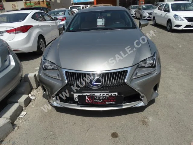 Lexus  RC  2017  3,800,000  Coupe / Sport  Automatic  4  Leather  RWD  Gray  Gasoline