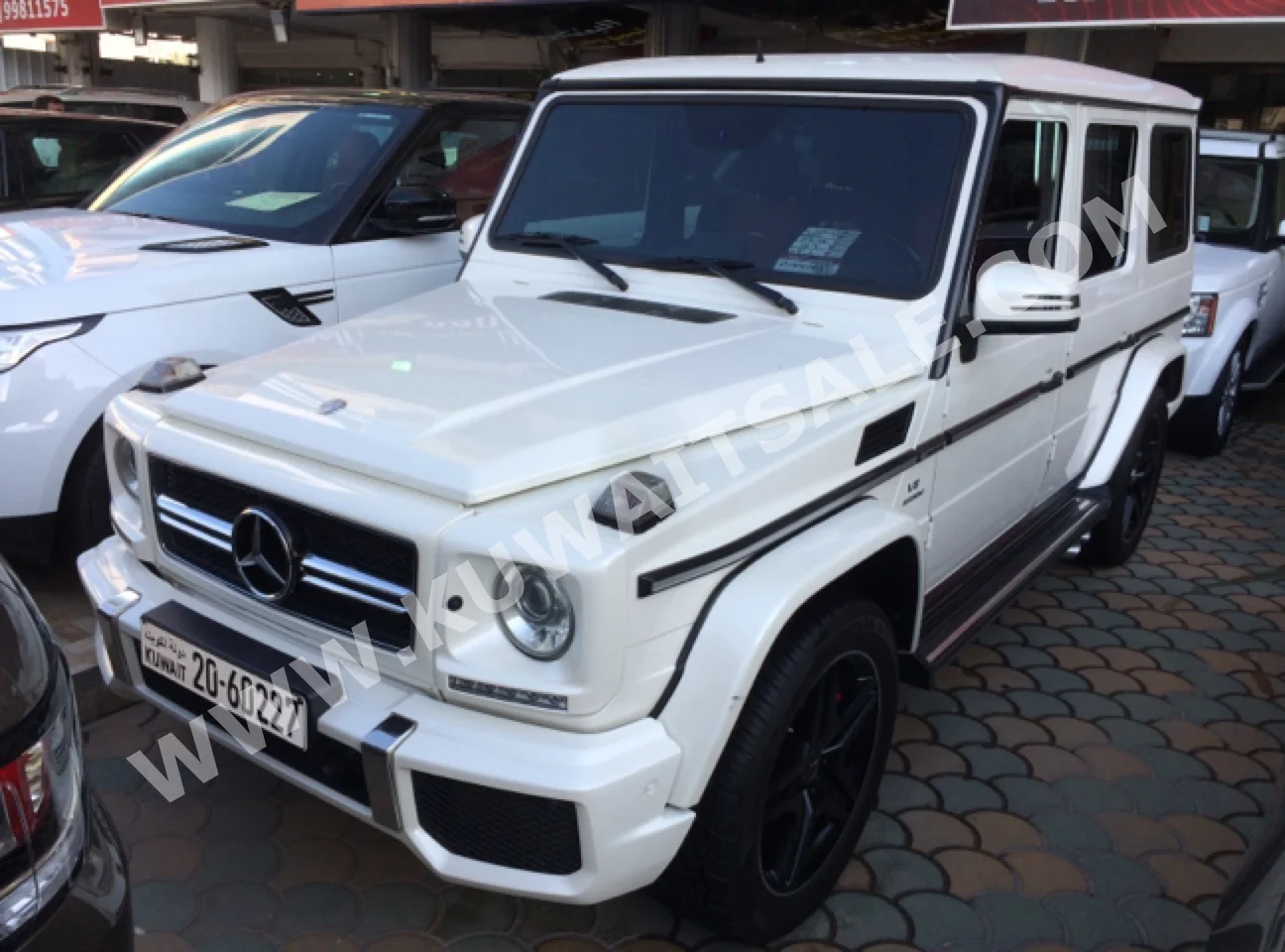 Mercedes-Benz  500  G-Class  2013  60,000  SUV  Automatic  8  Leather  4WD  White  Gasoline