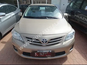 تويوتا  اكس ال اي  كورولا  2013  75,000  سيدان  اتوماتك  4  مخمل  دفع أمامي  ذهبي  بنزين