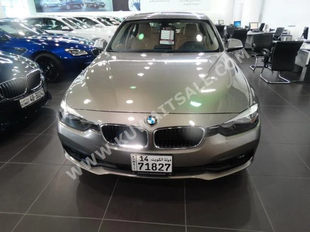BMW  318i  3-Series  2016  11,000  Sedan  Automatic  3  Leather  RWD  Gold  Gasoline