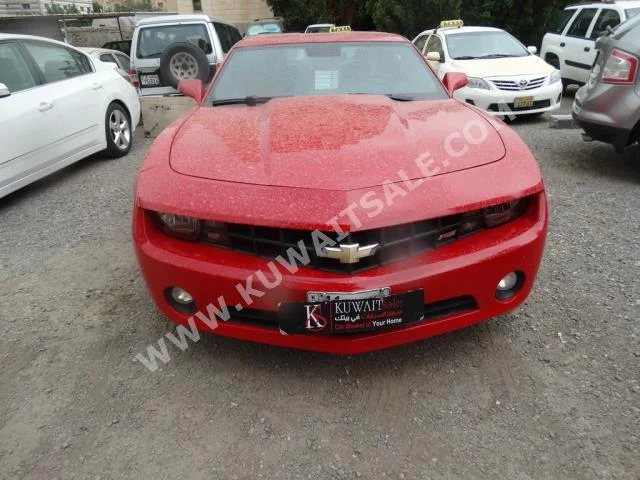 Chevrolet  RS  Camaro  2012  100,000  Coupe / Sport  Automatic  6  Leather  RWD  Red  Gasoline