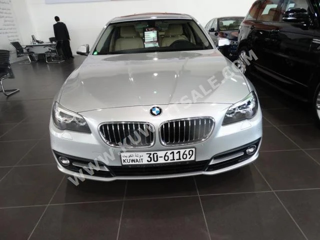 BMW  528i  5-Series  2015  29,000  Sedan  Automatic  4  Leather  RWD  Silver  Gasoline