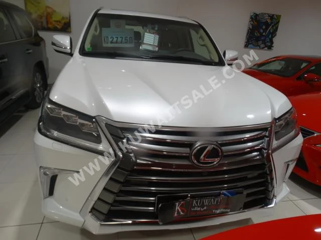 Lexus  570  LX  2017  11,000  SUV  Automatic  8  Leather  4WD  White  Gasoline