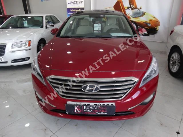 Hyundai  Sonata  2015  57,000  Sedan  Automatic  4  Cloth  FWD  Red  Gasoline