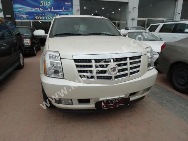 Cadillac  Escalade  2009  195,000  SUV  Automatic  8  Leather  4WD  White  Gasoline