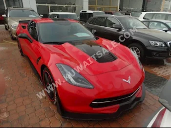 شفروليه  3LT Z51  كورفيت  2014  67,000  كوبيه \ سبورت  اتوماتك  8  جلد  دفع خلفي  أحمر  بنزين