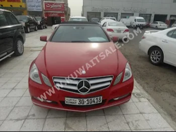 مرسيدس - بنز  250  اي - كلاس  2012  150,000  كوبيه \ سبورت  اتوماتك  4  جلد  دفع خلفي  أحمر  بنزين