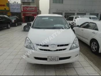 تويوتا  إنوفا  2008  200,000  فان \ باص  اتوماتك  4  مخمل  دفع أمامي  أبيض  بنزين