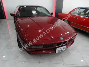 BMW  8  I-Series  1991  185,000  Sedan  Automatic  12  Leather  RWD  Dark Red  Gasoline