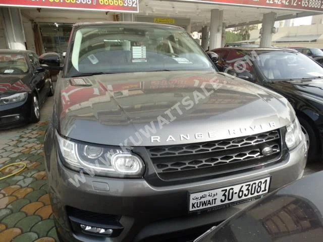Land Rover  Sport  Range Rover  2015  60,000  SUV  Automatic  6  Leather  4WD  Gray  Gasoline