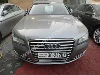 Audi  3.0  A8  2014  61,000  Sedan  Automatic  6  Leather  RWD  Silver  Gasoline