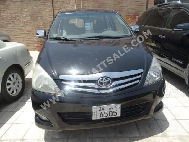 تويوتا  إنوفا  2009  80,000  اس يو في  اتوماتك  4  مخمل  دفع أمامي  أسود  بنزين
