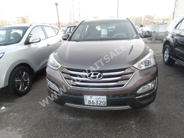 Hyundai  Santa Fe  2014  61,000  SUV  Automatic  4  Cloth  RWD  Brown  Gasoline