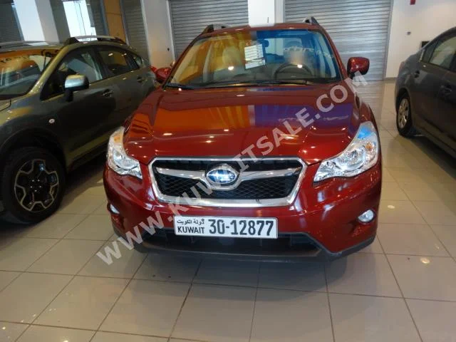 Subaru  XV  2013  75,000  SUV  Automatic  4  Cloth  4WD  Red  Gasoline