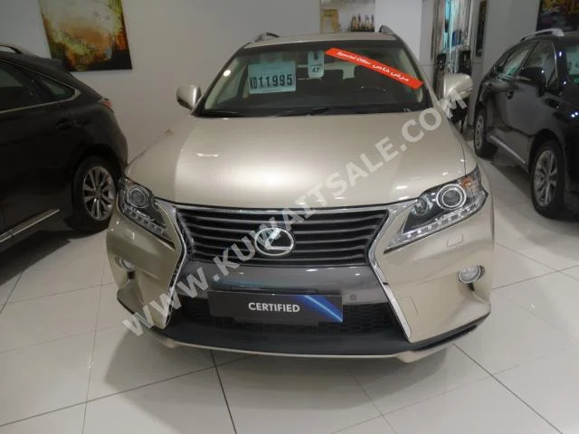 Lexus  350  RX  2015  31,000  SUV  Automatic  6  Leather  4WD  Gold  Gasoline
