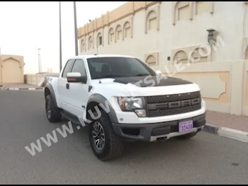 Ford  F150  Raptor  2012  110,000  Pick Up  Automatic  8  Leather  RWD  White  Gasoline