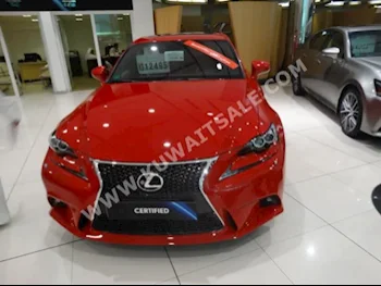 Lexus  350  IS  2016  0  Sedan  Automatic  6  Leather  RWD  Red  Gasoline