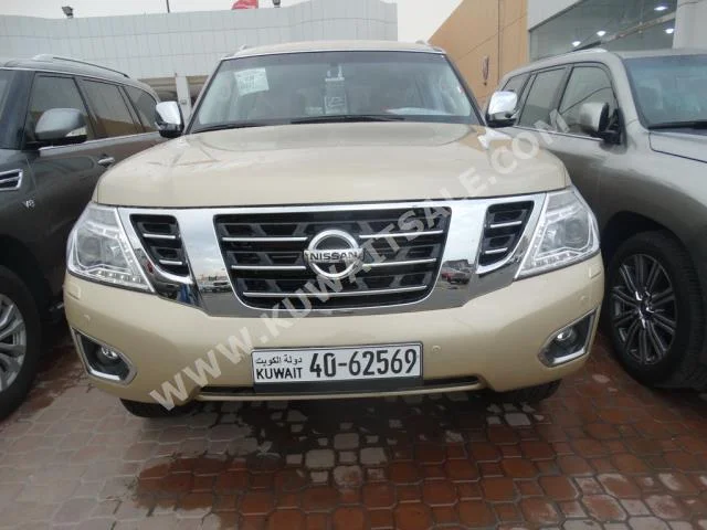 Nissan  Platinum  Patrol  2016  50  SUV  Automatic  8  Leather  4WD  Gold  Gasoline