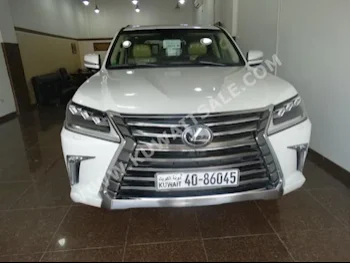 Lexus  570  LX  2017  3,000  SUV  Automatic  8  Leather  RWD  White  Gasoline