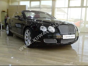 Bentley  GTC  Continental  2007  92,000  Convertible  Automatic  12  Leather  AWD  Black  Gasoline