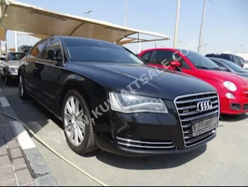 Audi  L  A8  2012  176,000  Sedan  Automatic  8  Leather  RWD  Black  Gasoline
