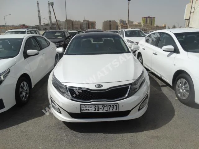 Kia  Optima  2015  98,000  Sedan  Automatic  4  Cloth  FWD  White  Gasoline