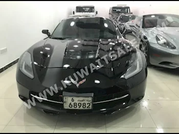 شفروليه  ستينغراي  كورفيت  2014  60,000  كوبيه \ سبورت  اتوماتك  8  جلد  دفع خلفي  أسود  بنزين
