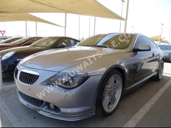 BMW  645  6-Series  2005  190,000  Coupe / Sport  Automatic  8  Leather  RWD  Gray  Gasoline