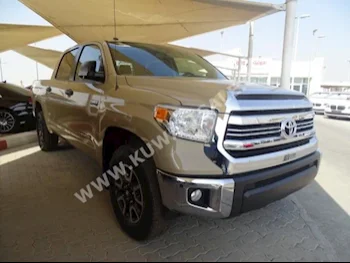 Toyota  TRD  Tundra  2017  0  Pick Up  Automatic  8  Cloth  4WD  Gold  Gasoline