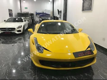 فيراري  اف 58 ايتاليا  2011  46,000  كوبيه \ سبورت  اف - 1  8  جلد  دفع خلفي  أصفر  بنزين