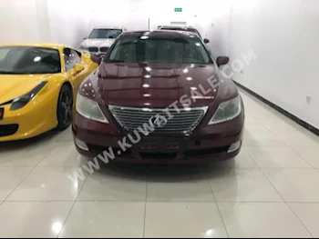 لكزس  460  ال اس  2008  150,000  سيدان  اتوماتك  8  جلد  دفع خلفي  عنابي  بنزين