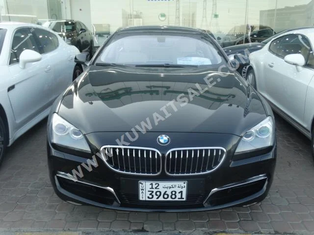 BMW  640i  6-Series  2014  70,000  Sedan  Automatic  6  Leather  RWD  Black  Gasoline