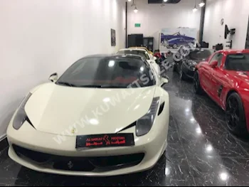 فيراري  اف 58 ايتاليا  2011  50,000  كوبيه \ سبورت  اف - 1  8  جلد  دفع خلفي  أبيض  بنزين
