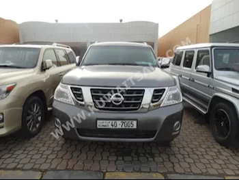 Nissan  Platinum  Patrol  2015  97,000  SUV  Automatic  8  Leather  4WD  Gray  Gasoline