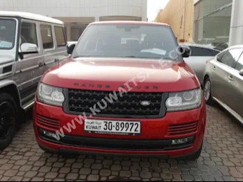 Land Rover  HSE  Range Rover  2015  27,000  SUV  Automatic  8  Leather  4WD  Maroon  Gasoline