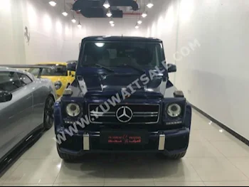 مرسيدس - بنز  63 AMG  جي - كلاس  2014  73,000  اس يو في  اتوماتك  8  جلد  دفع رباعي  أزرق غامق  بنزين