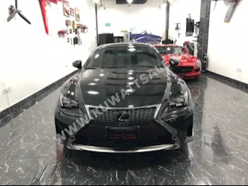 لكزس  350  ار سي  2016  22,000  كوبيه \ سبورت  اتوماتك  6  جلد  دفع خلفي  أسود  بنزين