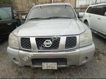 نيسان  ال اي  أرمادا  2006  180,000  اس يو في  اتوماتك  8  جلد  دفع خلفي  فضي  بنزين