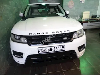 Land Rover  Sport  Range Rover  2014  95,000  SUV  Automatic  8  Leather  4WD  White  Gasoline