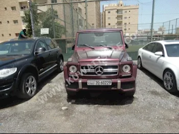 مرسيدس - بنز  63 AMG  جي - كلاس  1997  190,000  اس يو في  اتوماتك  6  جلد  دفع رباعي  أحمر غامق  بنزين