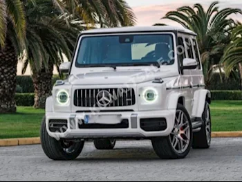 Mercedes-Benz  63 AMG  G-Class  2019  0  SUV  Automatic  8  Leather  4WD  White  Gasoline