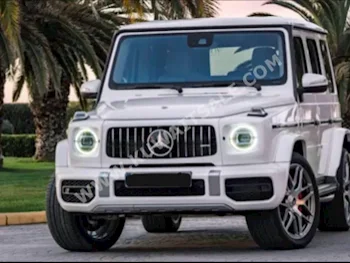 مرسيدس - بنز  63 AMG  جي - كلاس  2019  0  اس يو في  اتوماتك  8  جلد  دفع رباعي  أبيض  بنزين